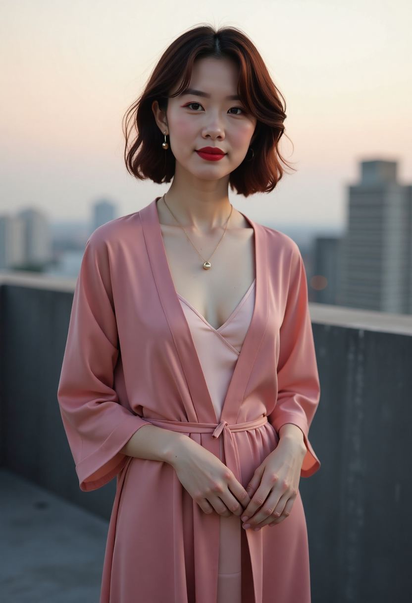 窗边的独处身影